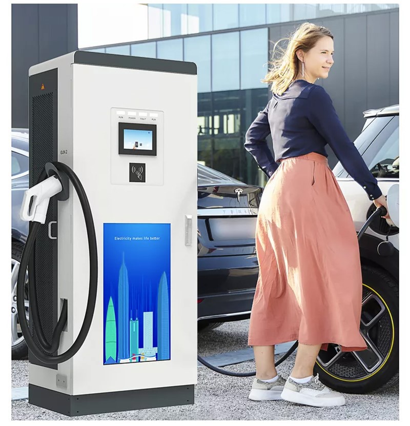 Feature of pubilc electric car charging stations Feature of pubilc electric car charging stations